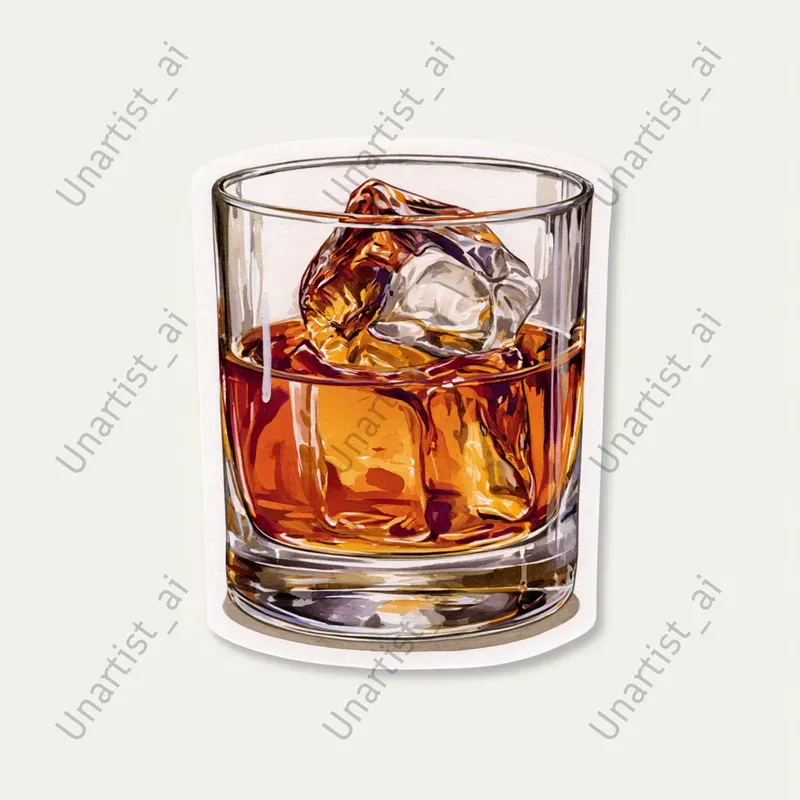 Cocktail Sticker Illustrations