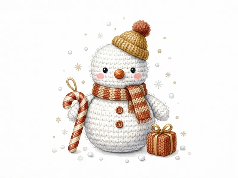Cozy Crochet Christmas Cliparts