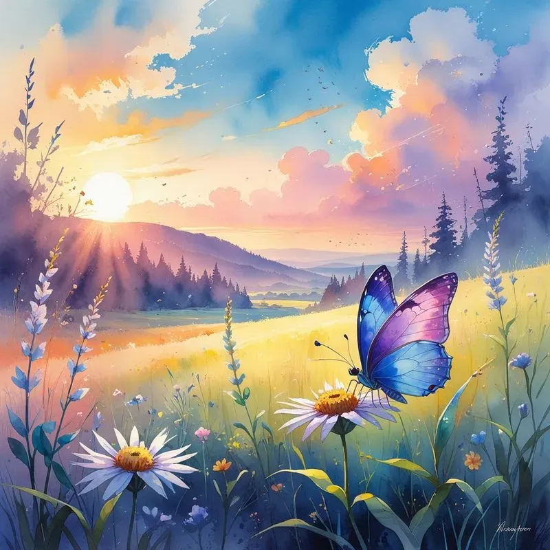 Dreamy Watercolor Paintings