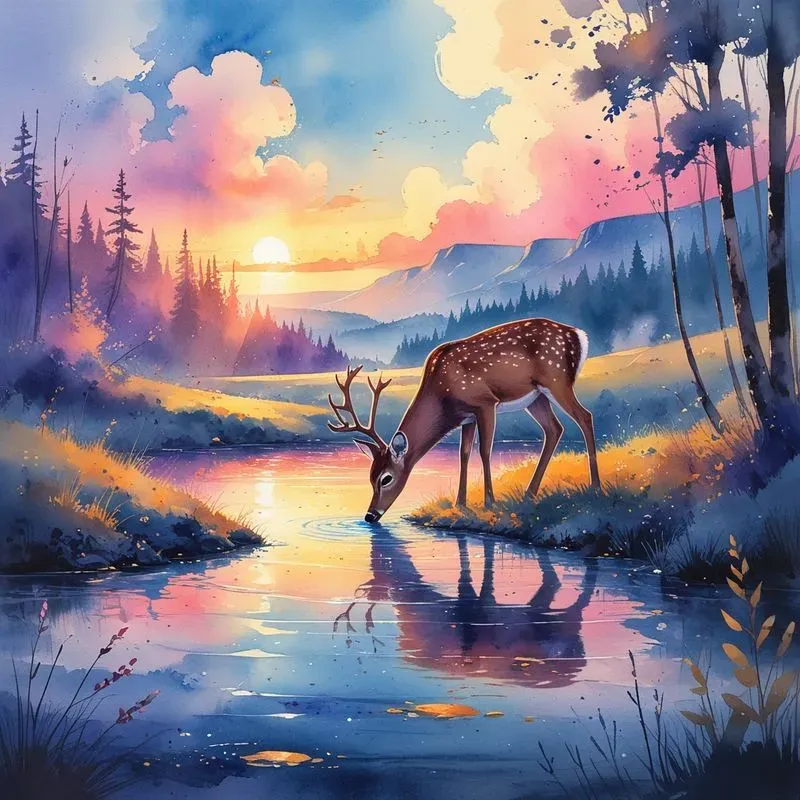 Dreamy Watercolor Paintings