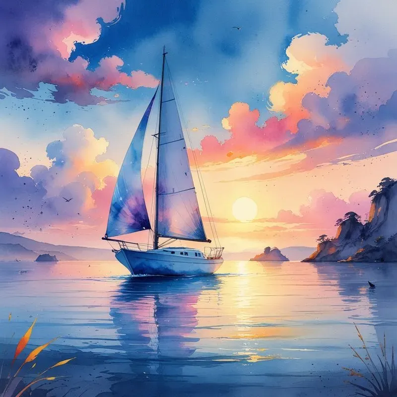 Dreamy Watercolor Paintings