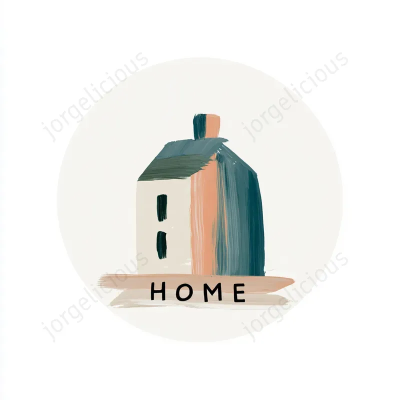 Cute Minimal Gouache Stickers