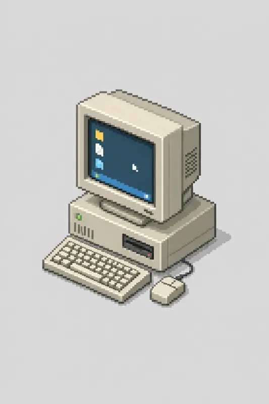 Minimal Isometric 8bit Pixel Icons