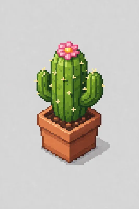 Minimal Isometric 8bit Pixel Icons