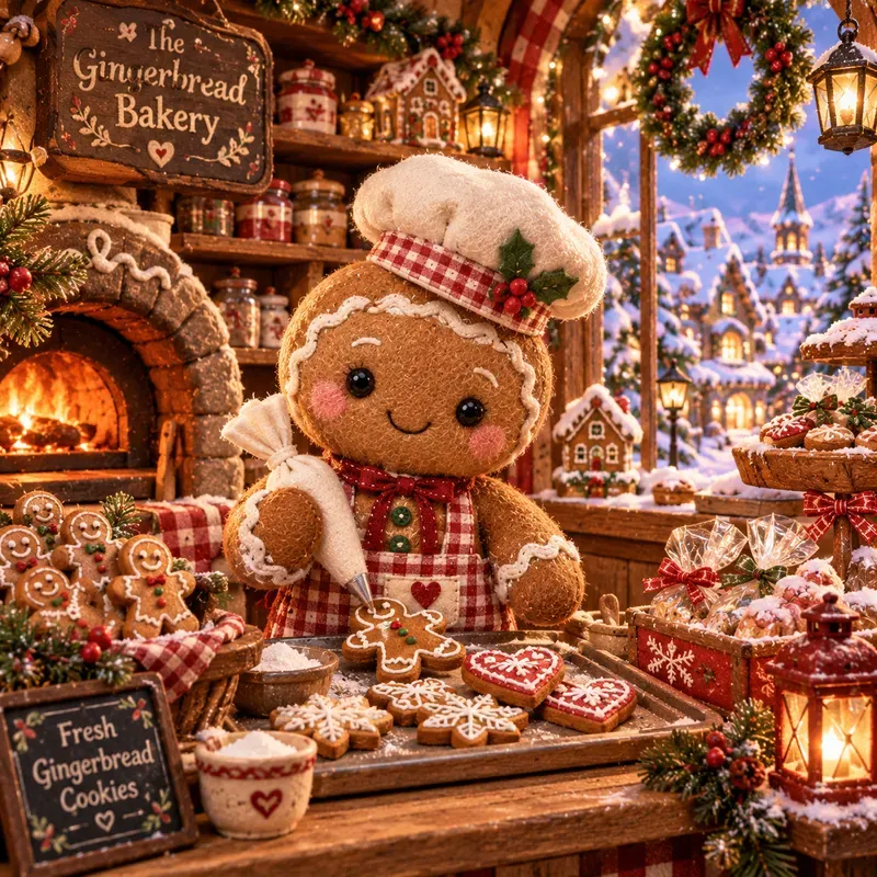 Snowy Christmas Storybook Plushies