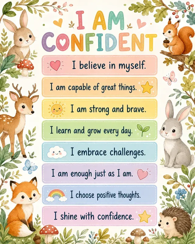 Positive Affirmation Poster Generator