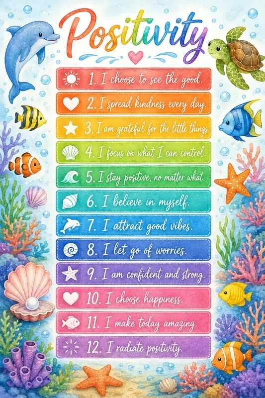 Positive Affirmation Poster Generator