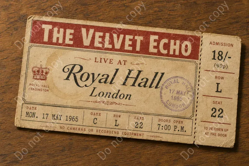 Vintage Concert Ticket Stubs
