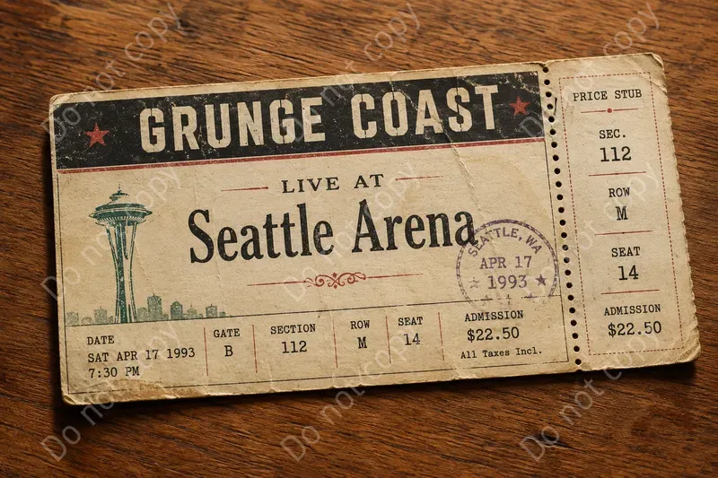 Vintage Concert Ticket Stubs