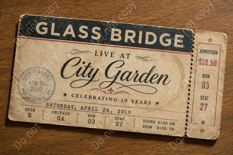 Vintage Concert Ticket Stubs