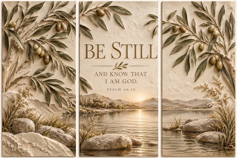 Scripture Triptych Wall Art