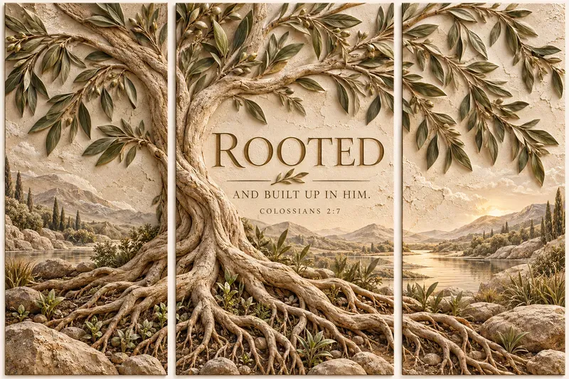 Scripture Triptych Wall Art