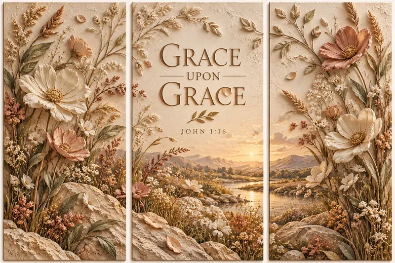 Scripture Triptych Wall Art