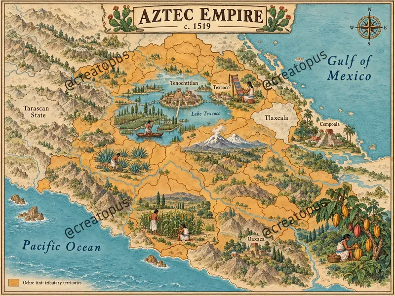 Pictorial Antique Old World Maps