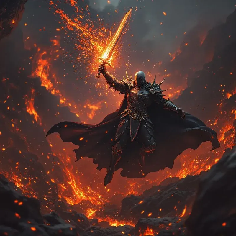 Heaven Vs Hell Fantasy Art RPG Designs