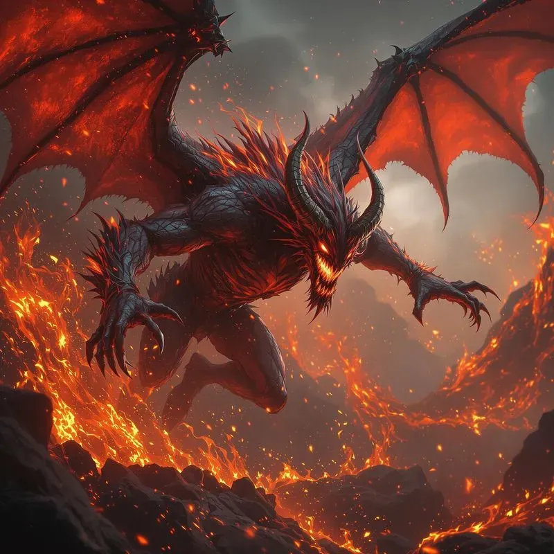 Heaven Vs Hell Fantasy Art RPG Designs