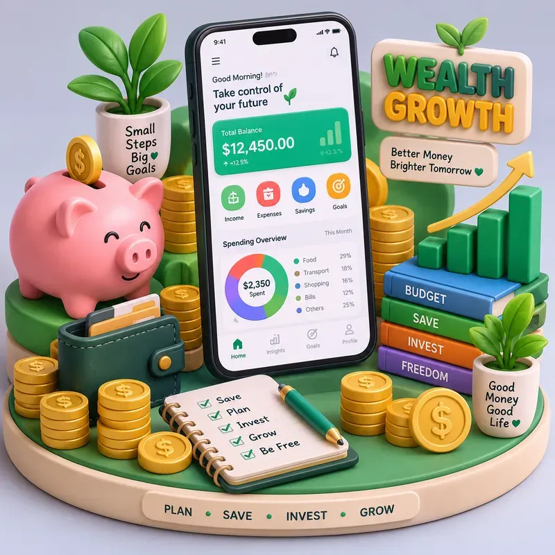 3D Clay Mobile App UI Generator