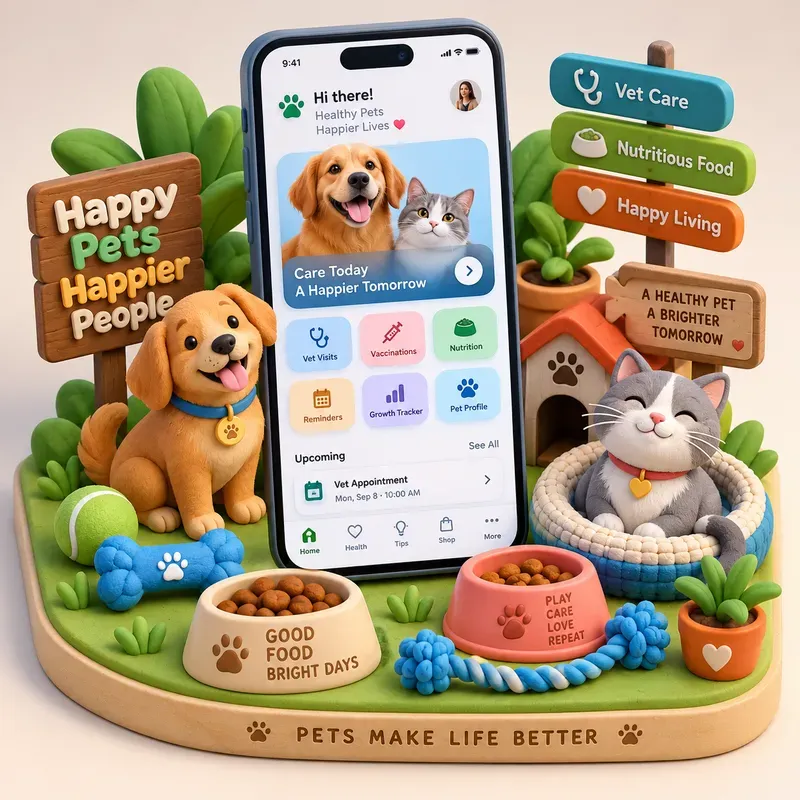 3D Clay Mobile App UI Generator