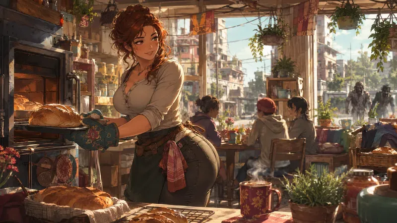 Lofi Anime Curvy Zombie Survivors