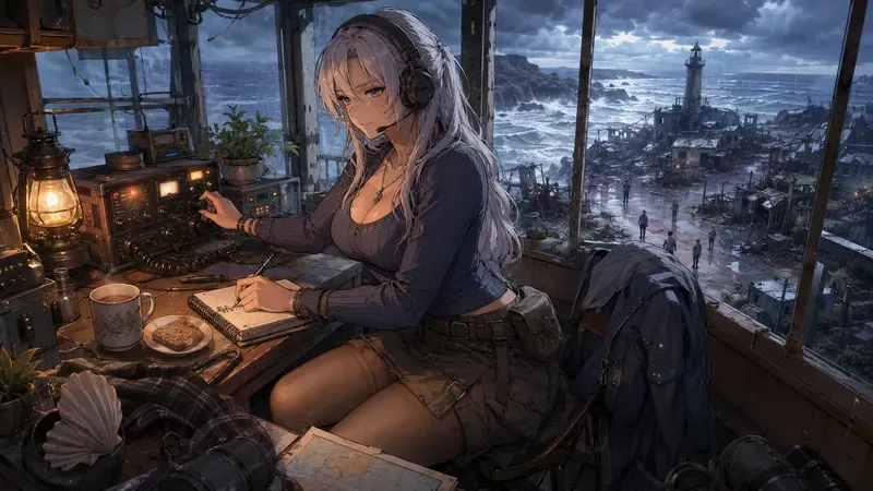 Lofi Anime Curvy Zombie Survivors