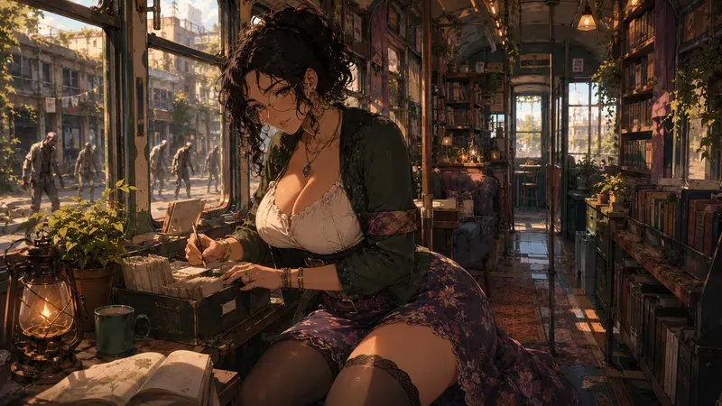 Lofi Anime Curvy Zombie Survivors