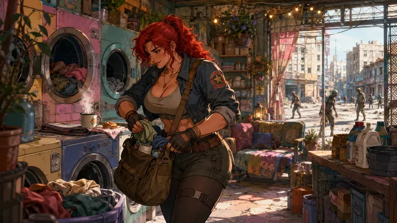 Lofi Anime Curvy Zombie Survivors