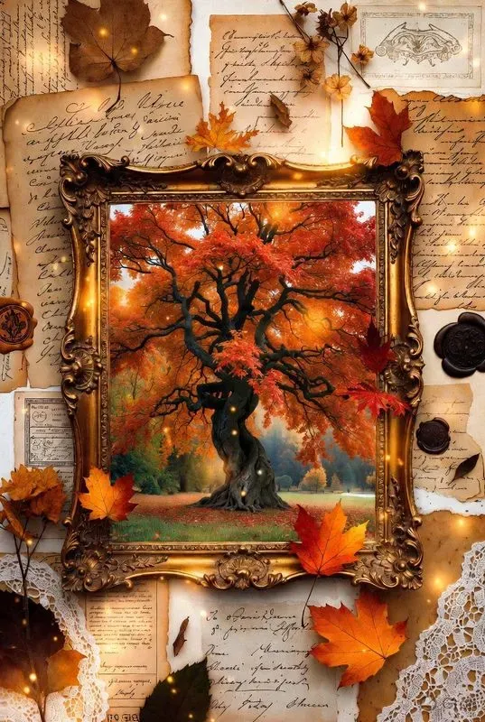 Autumn Fairytale Junk Journal Ephemera