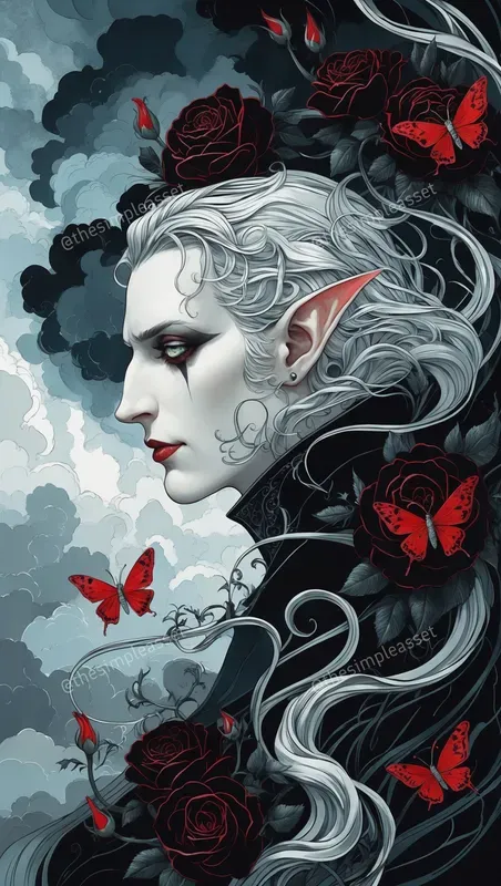 Cosmic Art Nouveau Portraits