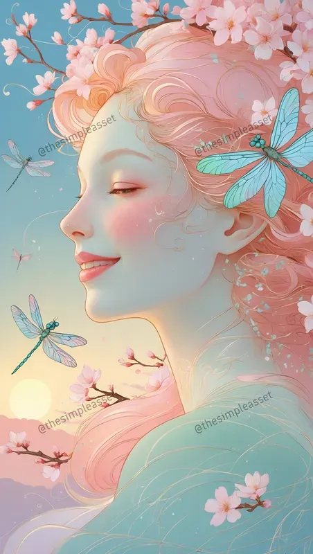 Cosmic Art Nouveau Portraits