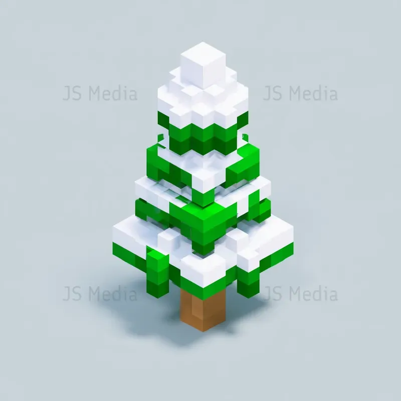 Isometric 3D Voxel Game Assets