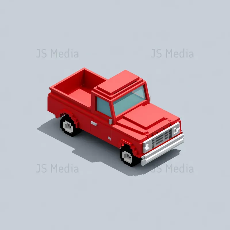 Isometric 3D Voxel Game Assets