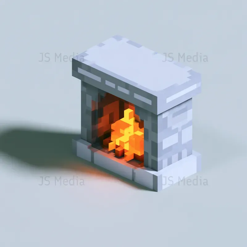 Isometric 3D Voxel Game Assets