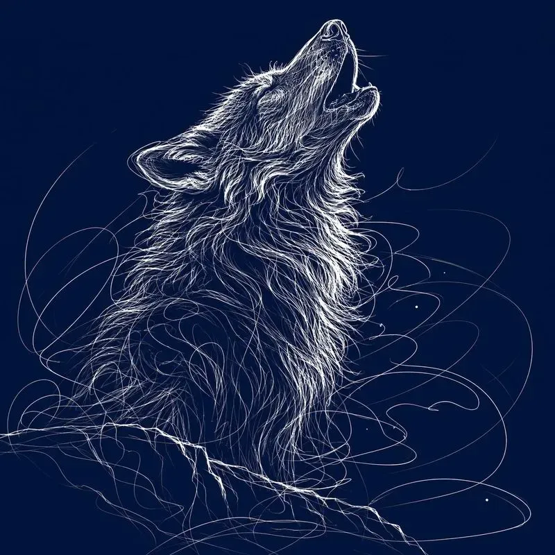 Ethereal Line Sketch Portraits