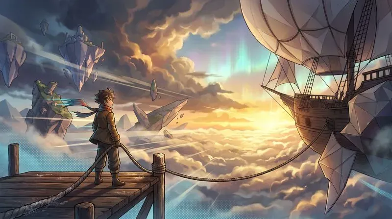 Sublime Sky Anime Key Visual Engines