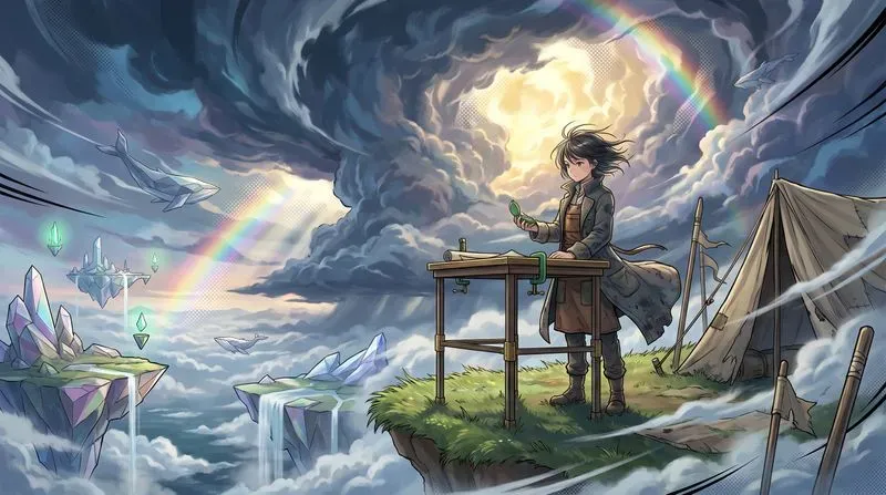 Sublime Sky Anime Key Visual Engines