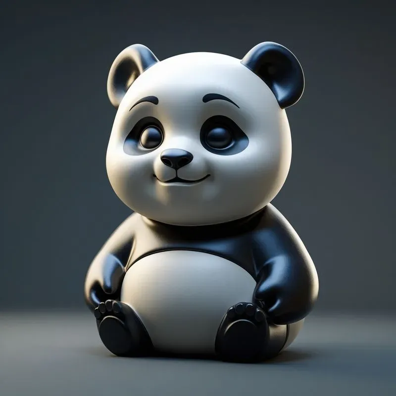 Minimalist 3D Ceramic Animals