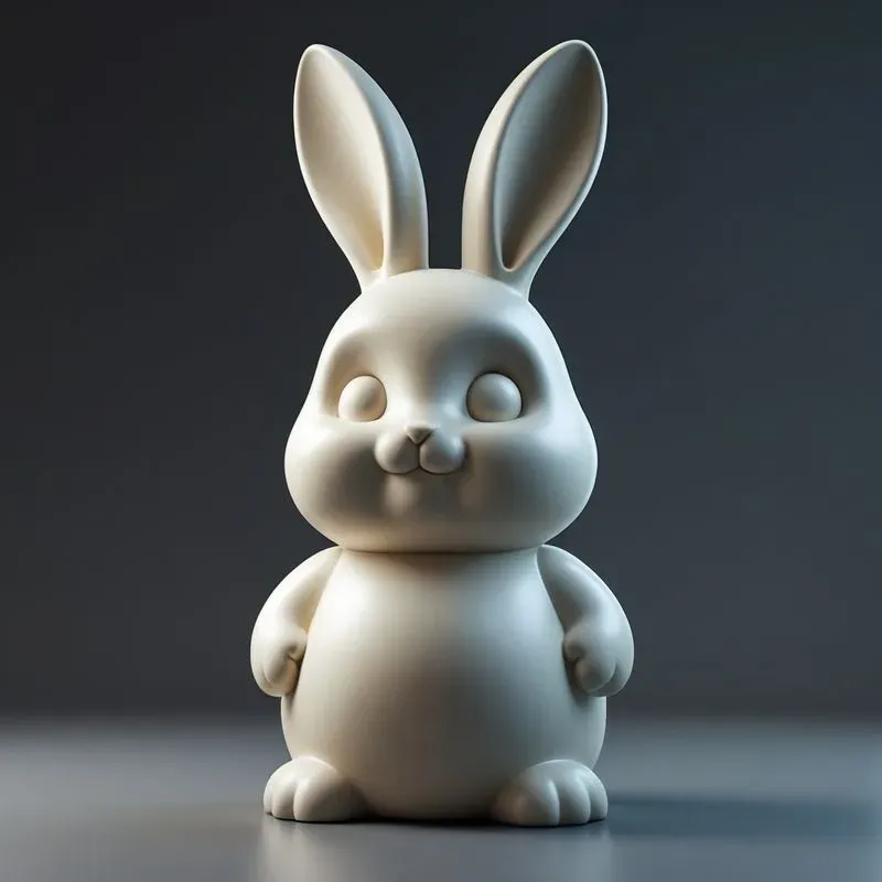 Minimalist 3D Ceramic Animals