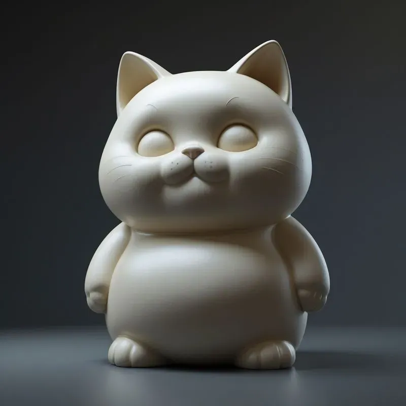 Minimalist 3D Ceramic Animals