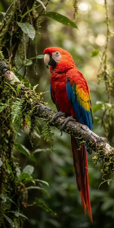 Vertical Bird Portrait Generator