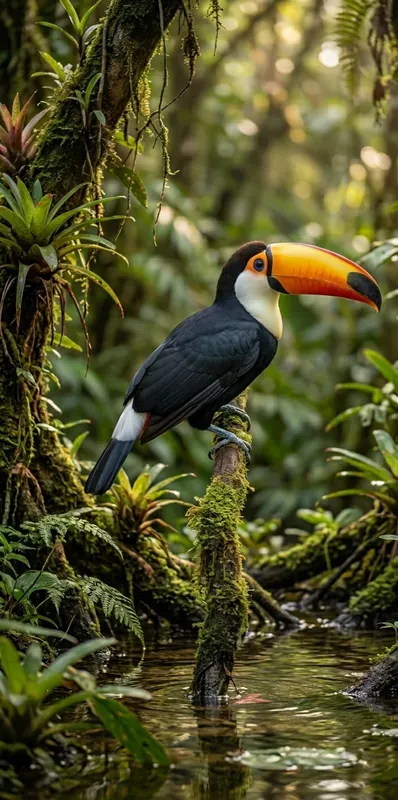 Vertical Bird Portrait Generator