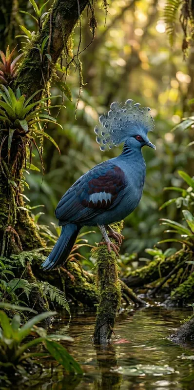 Vertical Bird Portrait Generator