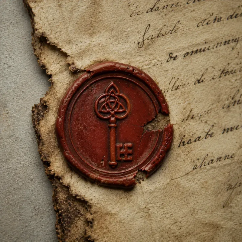 Junk Journal Wax Seal Parchment Ephemera