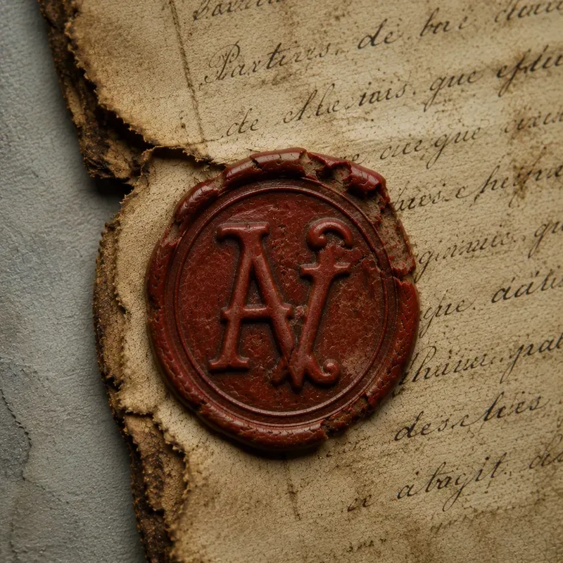 Junk Journal Wax Seal Parchment Ephemera