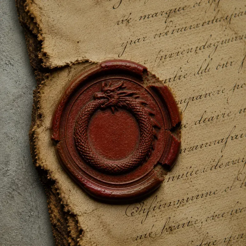 Junk Journal Wax Seal Parchment Ephemera