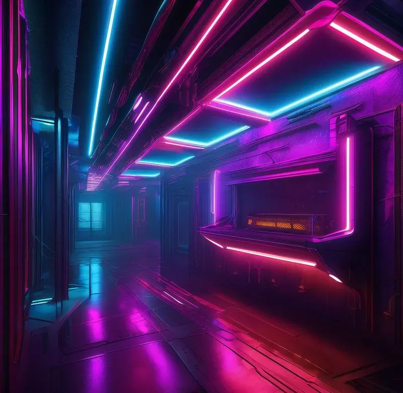 100 Cyberpunk Environments