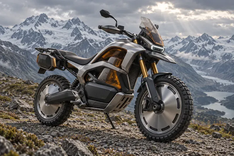 Futuristic Motorcycle Concept Posters