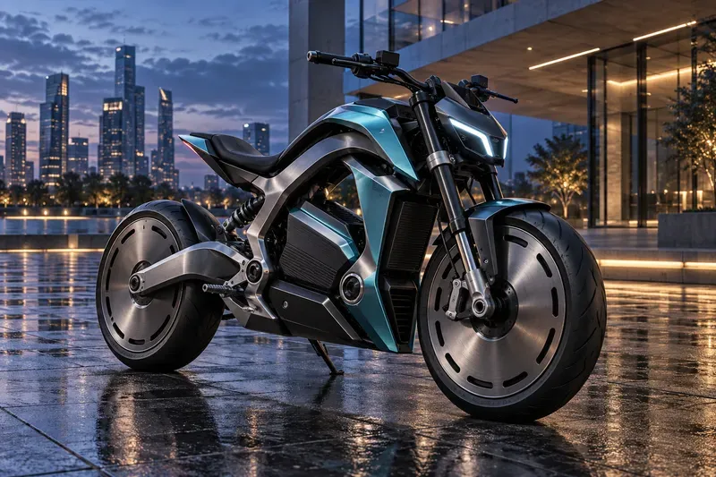 Futuristic Motorcycle Concept Posters