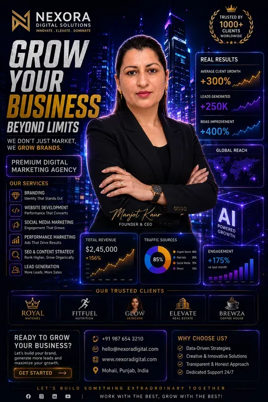 Ultra Premium Business Poster Generator