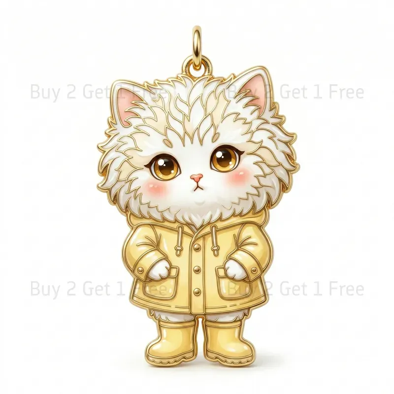 Luxury Cloisonne Enamel Charm Figures