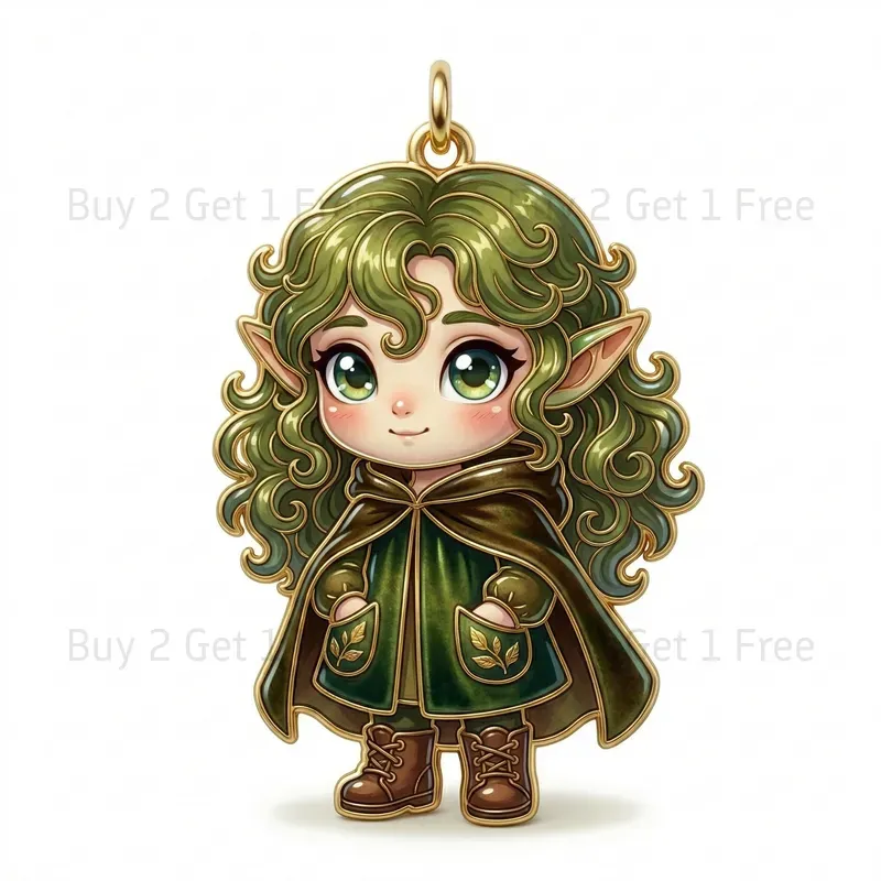 Luxury Cloisonne Enamel Charm Figures